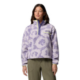 Columbia Women's Helvetia II Printed Cropped Half Snap Fleece Rosette Sprayflower / X-Small-Rosette Sprayflower / Small-Rosette Sprayflower / Medium-Rosette Sprayflower / Large-Rosette Sprayflower / X-Large #- 53 Degrees North 