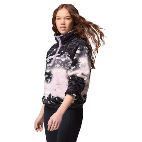 Columbia Women's Helvetia II Printed Cropped Half Snap Fleece Rosette Sprayflower / X-Small-Rosette Sprayflower / Small-Rosette Sprayflower / Medium-Rosette Sprayflower / Large-Rosette Sprayflower / X-Large #- 53 Degrees North 