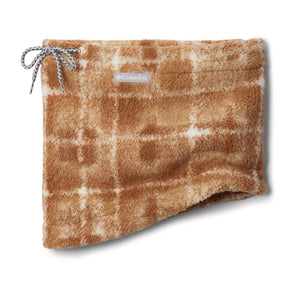 Columbia West Bend Sherpa Neck Gaiter Camel Brown Omblur #- 53 Degrees North 