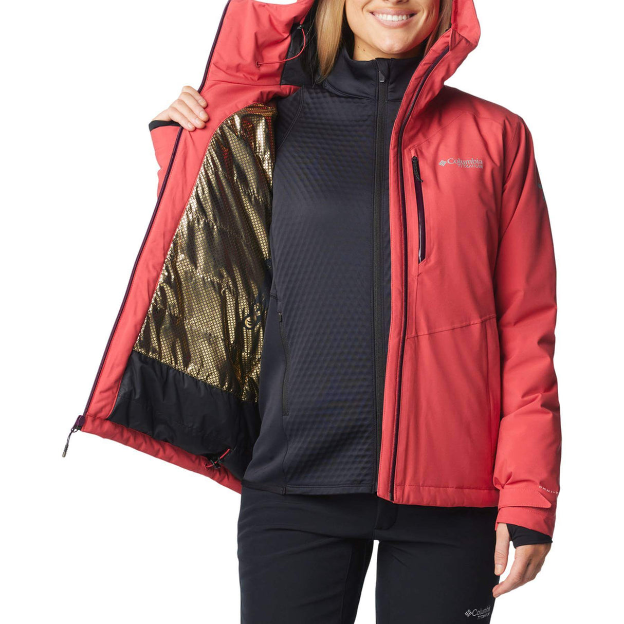 Columbia Women's Explorers Edge II Insulated Jacket Daredevil / X-Small-Daredevil / Small-Daredevil / Medium-Daredevil / Large-Daredevil / X-Large #- 53 Degrees North 
