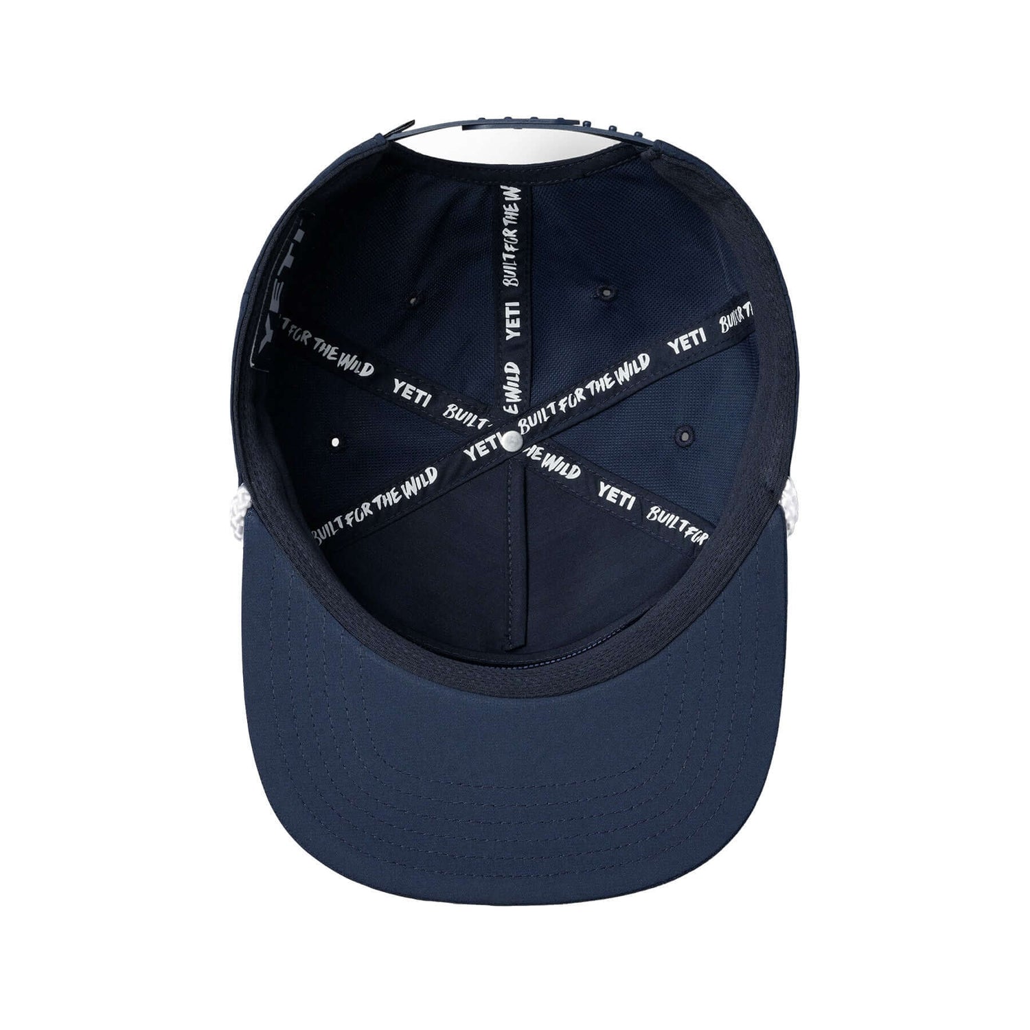 YETI Flat Brim Rope Hat Black-Navy #- 53 Degrees North 