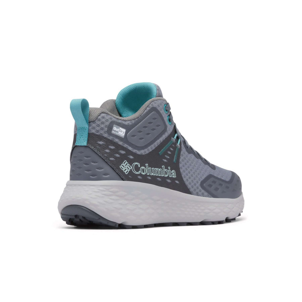 Columbia Women's Konos TRS OutDry Mid Hiking Boots Ti Grey Steel/Teal / UK 4-Ti Grey Steel/Teal / UK 5-Ti Grey Steel/Teal / UK 6-Ti Grey Steel/Teal / UK 7-Ti Grey Steel/Teal / UK 8 #- 53 Degrees North 