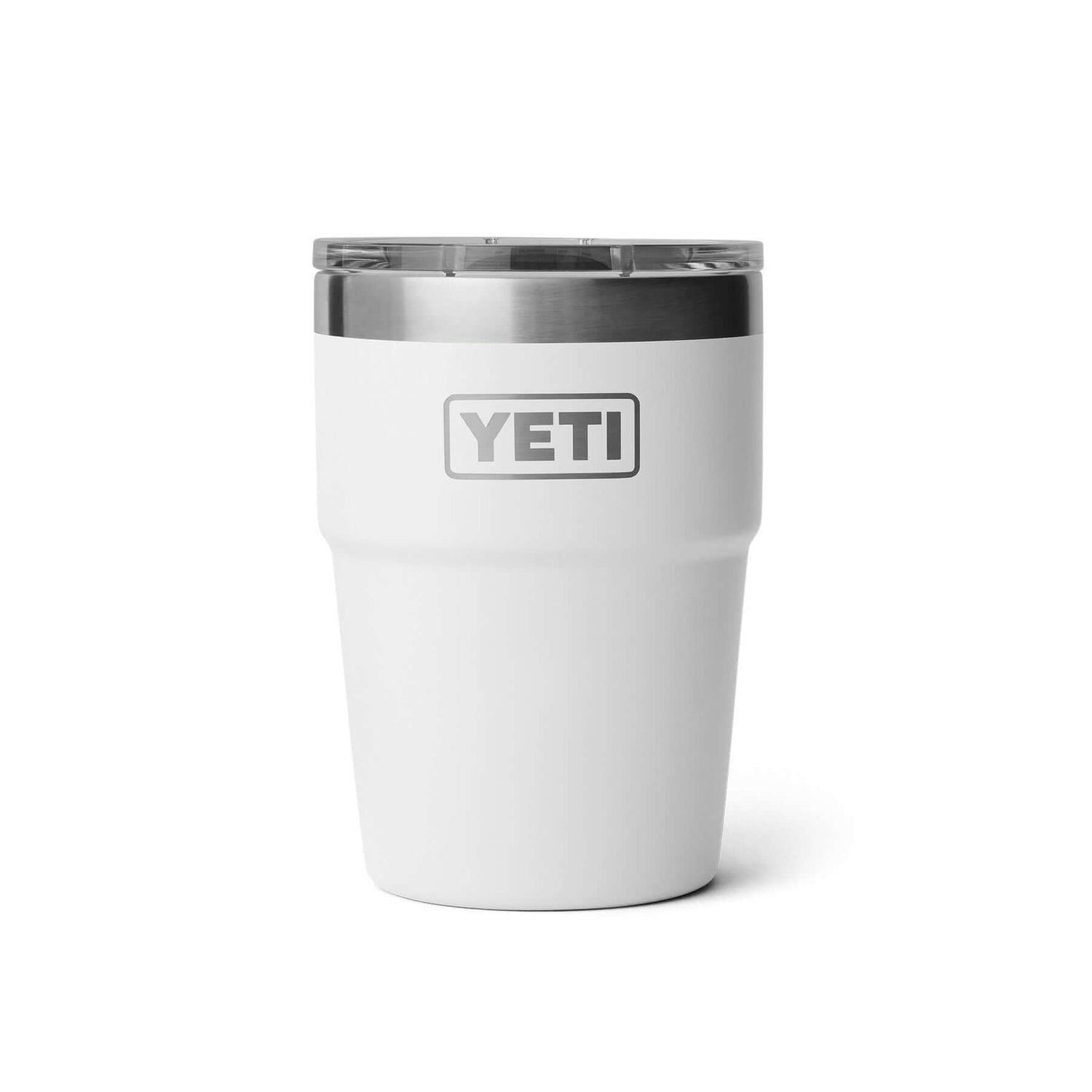 YETI Rambler 16 oz (473 ml) Stackable Cup Moon Dust-White-Navy-Rescue Red #- 53 Degrees North 