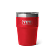 YETI Rambler 16 oz (473 ml) Stackable Cup Moon Dust-White-Navy-Rescue Red #- 53 Degrees North 