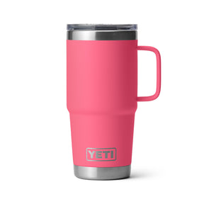 YETI Rambler 20 oz (591 ml) Travel Mug Cherry Blossom-Black Forest Green-Tropical Pink-Navy-White #- 53 Degrees North 