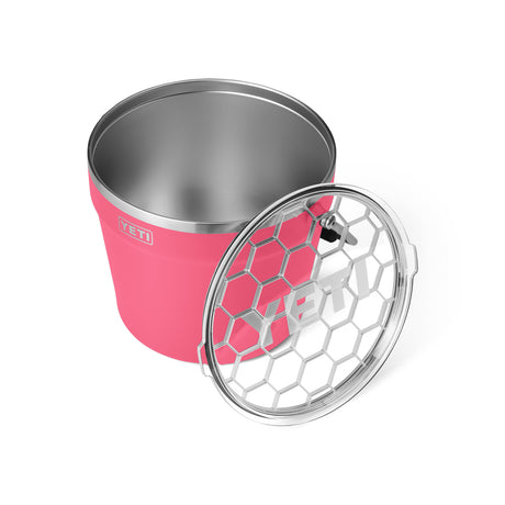 YETI Rambler 7.6 L Beverage Bucket Navy-White-Tropical Pink #- 53 Degrees North 