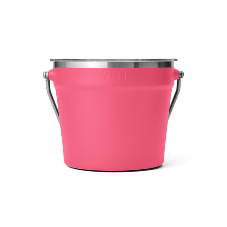 YETI Rambler 7.6 L Beverage Bucket Navy-White-Tropical Pink #- 53 Degrees North 