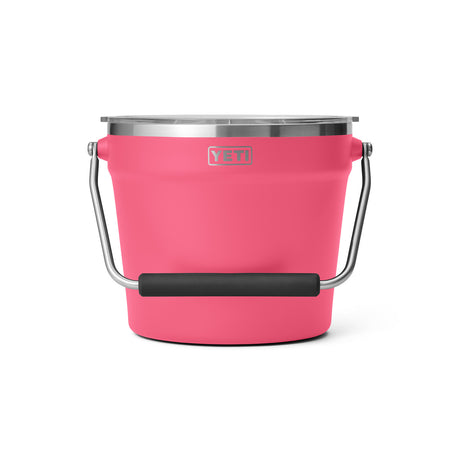 YETI Rambler 7.6 L Beverage Bucket Navy-White-Tropical Pink #- 53 Degrees North 