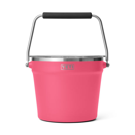 YETI Rambler 7.6 L Beverage Bucket Navy-White-Tropical Pink #- 53 Degrees North 