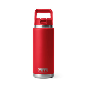 YETI Rambler 26oz (769 ml) Bottle with Straw Cap Rescue Red-White-Black #- 53 Degrees North 