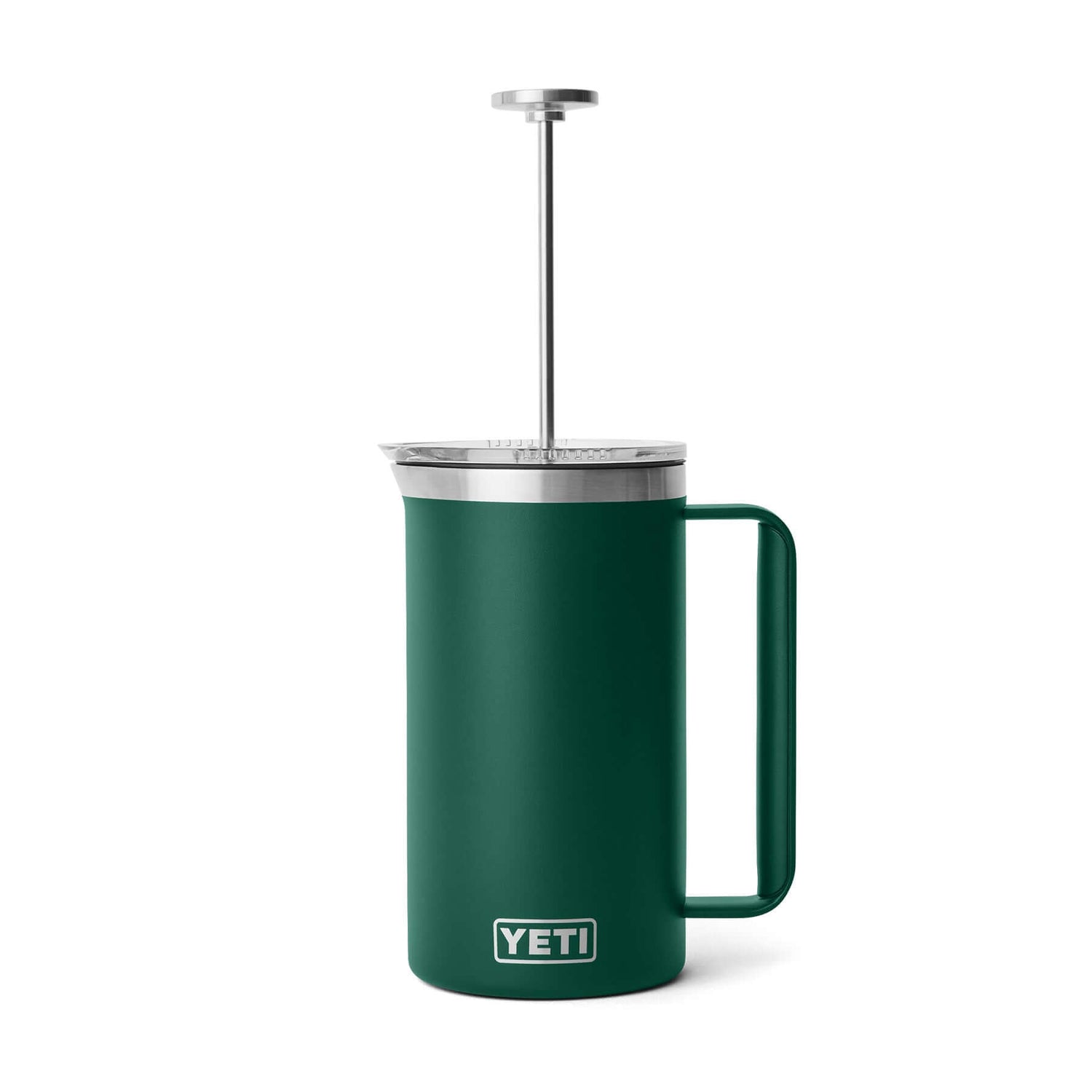 YETI Rambler French Press 34oz Black Forest Green-Tropical Pink-Navy-Rescue Red-White #- 53 Degrees North 