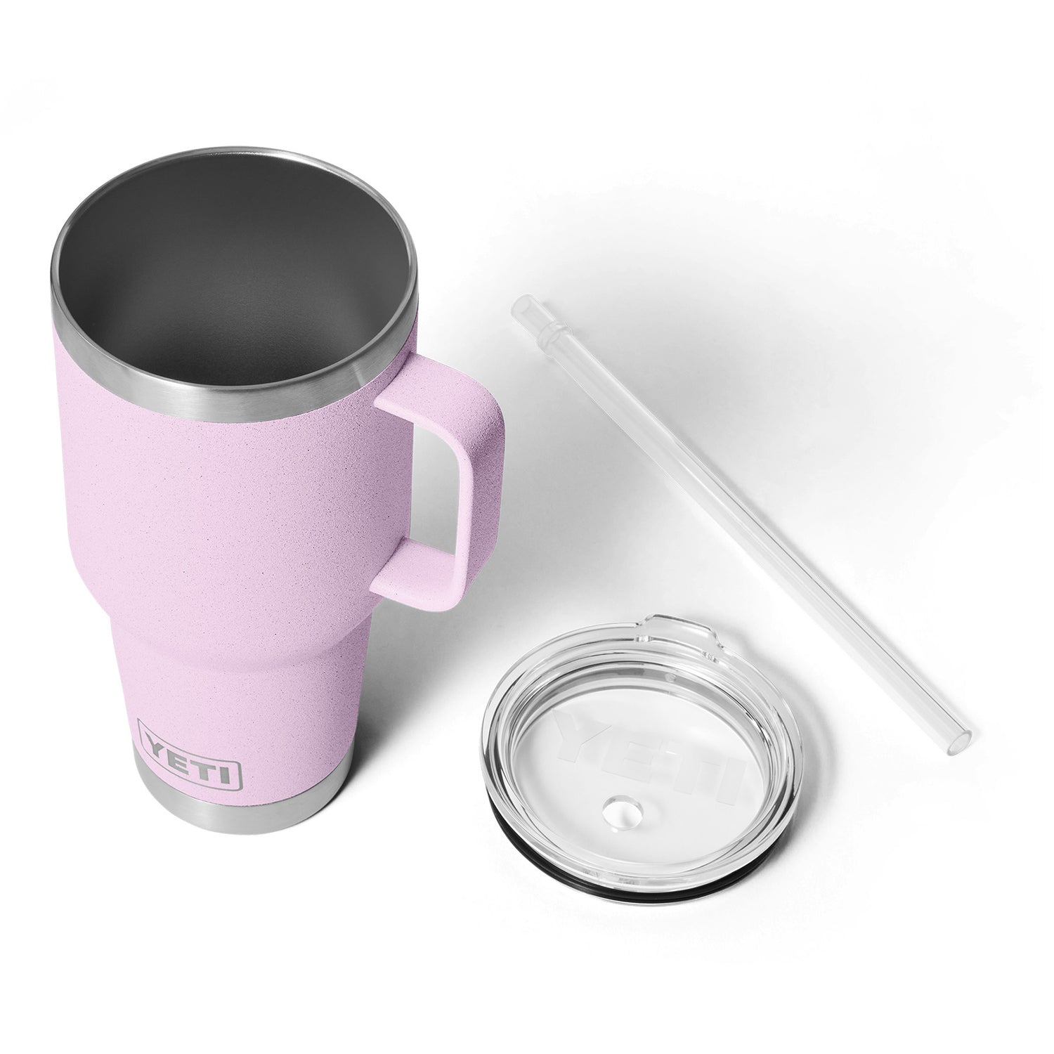 YETI Rambler 35 oz (994 ml) Mug with Straw Lid Moon Dust-Cherry Blossom-Tropical Pink-Firefly Yellow-Ultramarine #- 53 Degrees North 