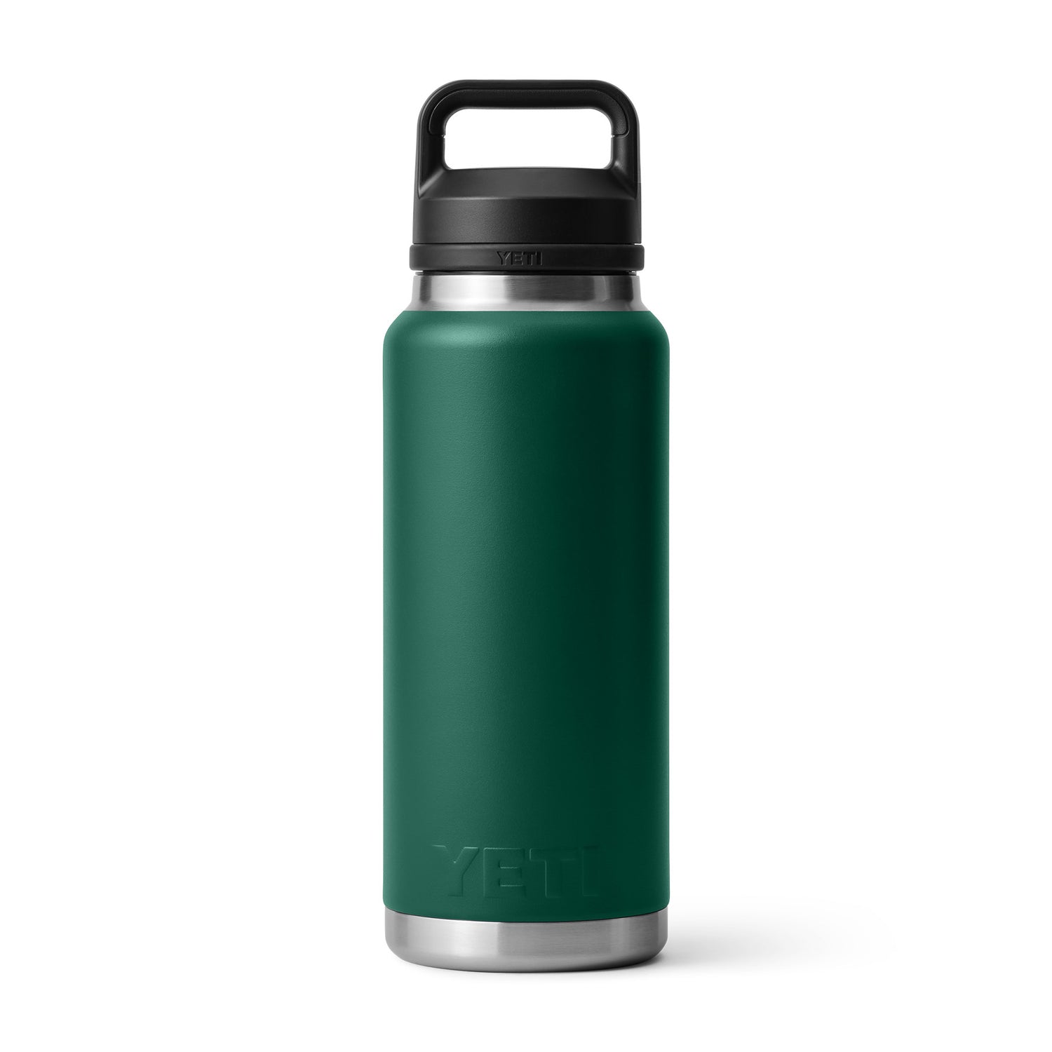 YETI Rambler 36oz (1065 ml) Bottle with Chug Cap Black Forest Green-Ultramarine-Firefly Yellow-Tropical Pink-Navy #- 53 Degrees North 
