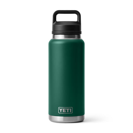 YETI Rambler 36oz (1065 ml) Bottle with Chug Cap Black Forest Green-Ultramarine-Firefly Yellow-Tropical Pink-Navy #- 53 Degrees North 