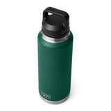 YETI Rambler 46 oz (1.4 L) Bottle with Chug Cap Black Forest Green-Tropical Pink-Rescue Red-Navy #- 53 Degrees North 