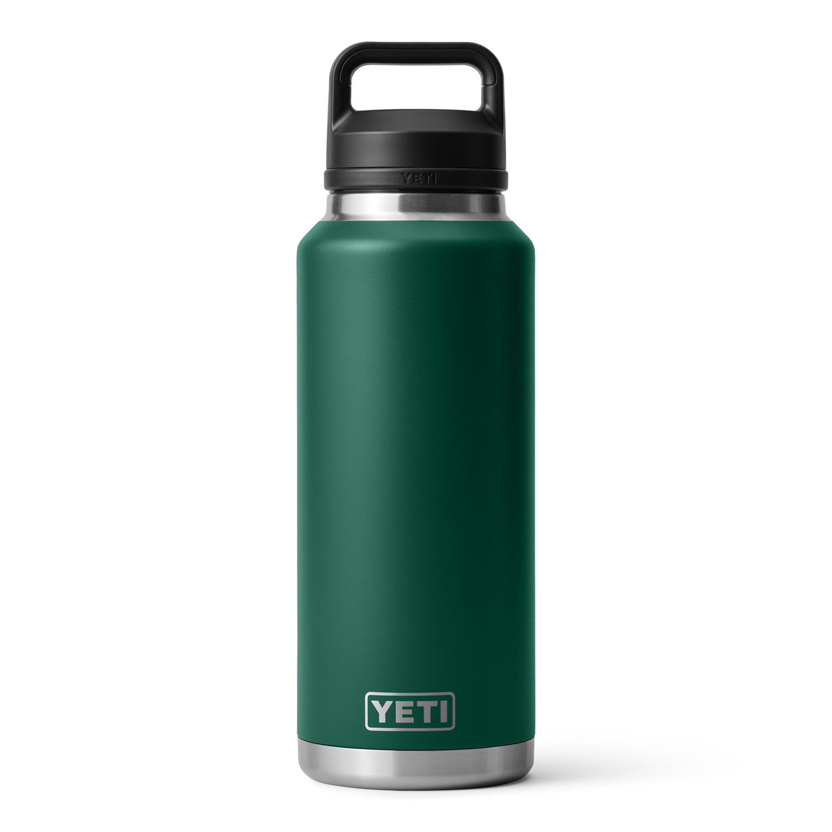 YETI Rambler 46 oz (1.4 L) Bottle with Chug Cap Black Forest Green-Tropical Pink-Rescue Red-Navy #- 53 Degrees North 