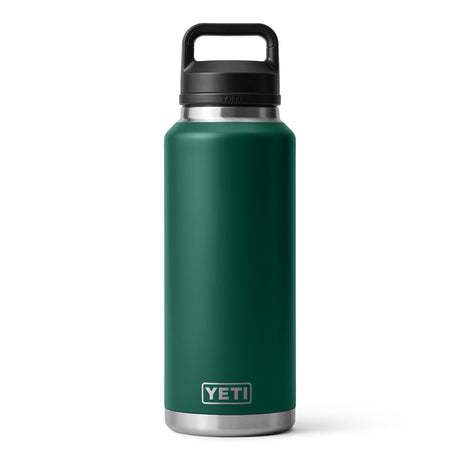 YETI Rambler 46 oz (1.4 L) Bottle with Chug Cap Black Forest Green-Tropical Pink-Rescue Red-Navy #- 53 Degrees North 