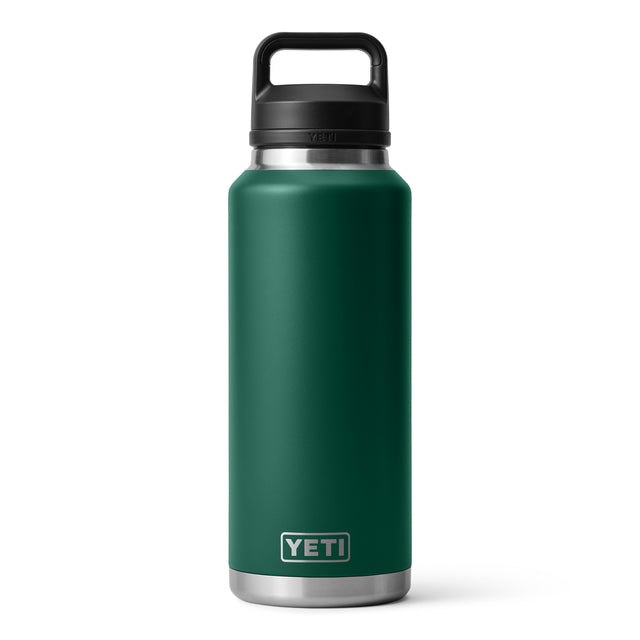 YETI Rambler 46 oz (1.4 L) Bottle with Chug Cap Black Forest Green-Tropical Pink-Rescue Red-Navy #- 53 Degrees North 