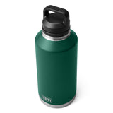 YETI Rambler 64oz (1.9 L) Bottle with Chug Cap Black Forest Green-Navy #- 53 Degrees North 