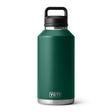YETI Rambler 64oz (1.9 L) Bottle with Chug Cap Black Forest Green-Navy #- 53 Degrees North 