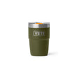 YETI Rambler 8 oz (237 ml) Ceramic Lined Stackable Cup Olive/King Crab Orange - 53 Degrees North