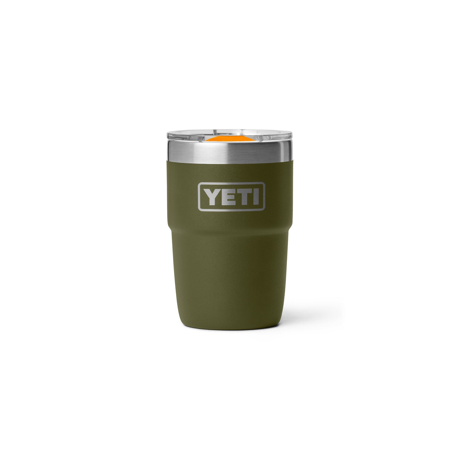 YETI Rambler 8 oz (237 ml) Ceramic Lined Stackable Cup Olive/King Crab Orange - 53 Degrees North