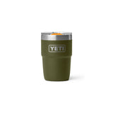 YETI Rambler 8 oz (237 ml) Ceramic Lined Stackable Cup Olive/King Crab Orange - 53 Degrees North