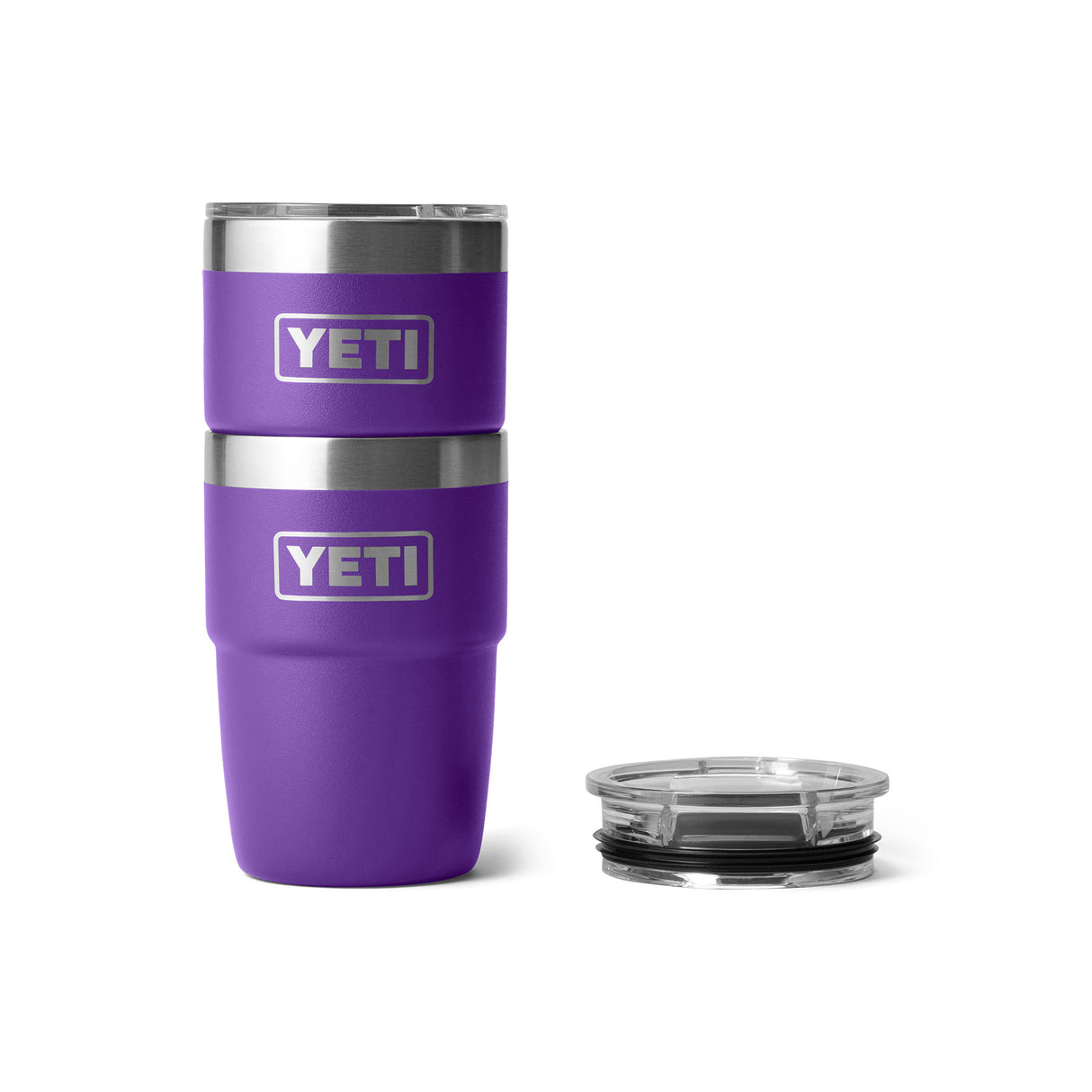 YETI Rambler 8 oz (237 ml) Ceramic Lined Stackable Cup Olive/King Crab Orange - 53 Degrees North