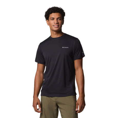 Columbia Men's Zero Rules Light Short Sleeve Crew Black / Small-Black / Medium-Black / Large-Black / X-Large-Black / XX-Large #- 53 Degrees North 