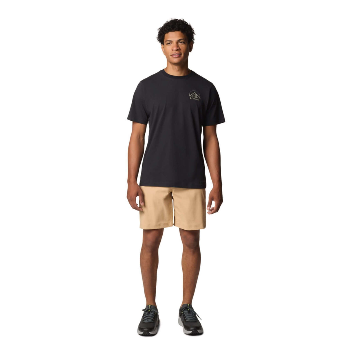 Columbia Men's Tunnel Valley Graphic T-Shirt Black/Naturally Inclined / Small-Black/Naturally Inclined / Medium-Black/Naturally Inclined / Large-Black/Naturally Inclined / X-Large-Black/Naturally Inclined / XX-Large #- 53 Degrees North 