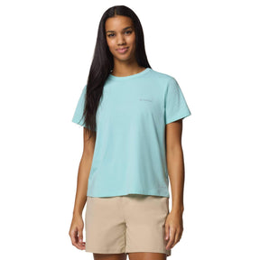 Columbia Women's Sun Trek Short Sleeve II Shirt Spray / X-Small-Spray / Small-Spray / Medium-Spray / Large-Spray / X-Large #- 53 Degrees North 
