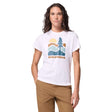 Columbia Women's Ruby Springs Graphic Fitted T-Shirt White/Get Hiked / X-Small-White/Get Hiked / Small-White/Get Hiked / Medium-White/Get Hiked / Large-White/Get Hiked / X-Large #- 53 Degrees North 