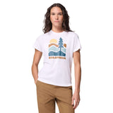 Columbia Women's Ruby Springs Graphic Fitted T-Shirt White/Get Hiked / X-Small-White/Get Hiked / Small-White/Get Hiked / Medium-White/Get Hiked / Large-White/Get Hiked / X-Large #- 53 Degrees North 