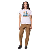 Columbia Women's Ruby Springs Graphic Fitted T-Shirt White/Get Hiked / X-Small-White/Get Hiked / Small-White/Get Hiked / Medium-White/Get Hiked / Large-White/Get Hiked / X-Large #- 53 Degrees North 