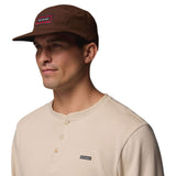 Columbia Creek Side 5 Panel Hat Tobacco/Houndstooth Patch-Rain Forest/Pinecone #- 53 Degrees North 