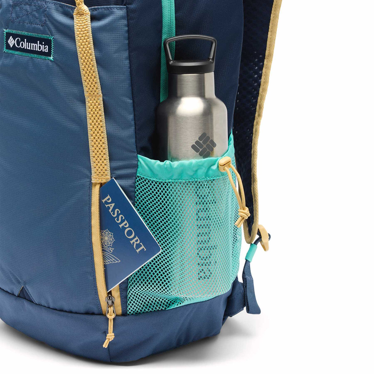 Columbia Echo Mountain 25L Backpack Dark Mountain/Collegiate Navy/Sand Dune #- 53 Degrees North 