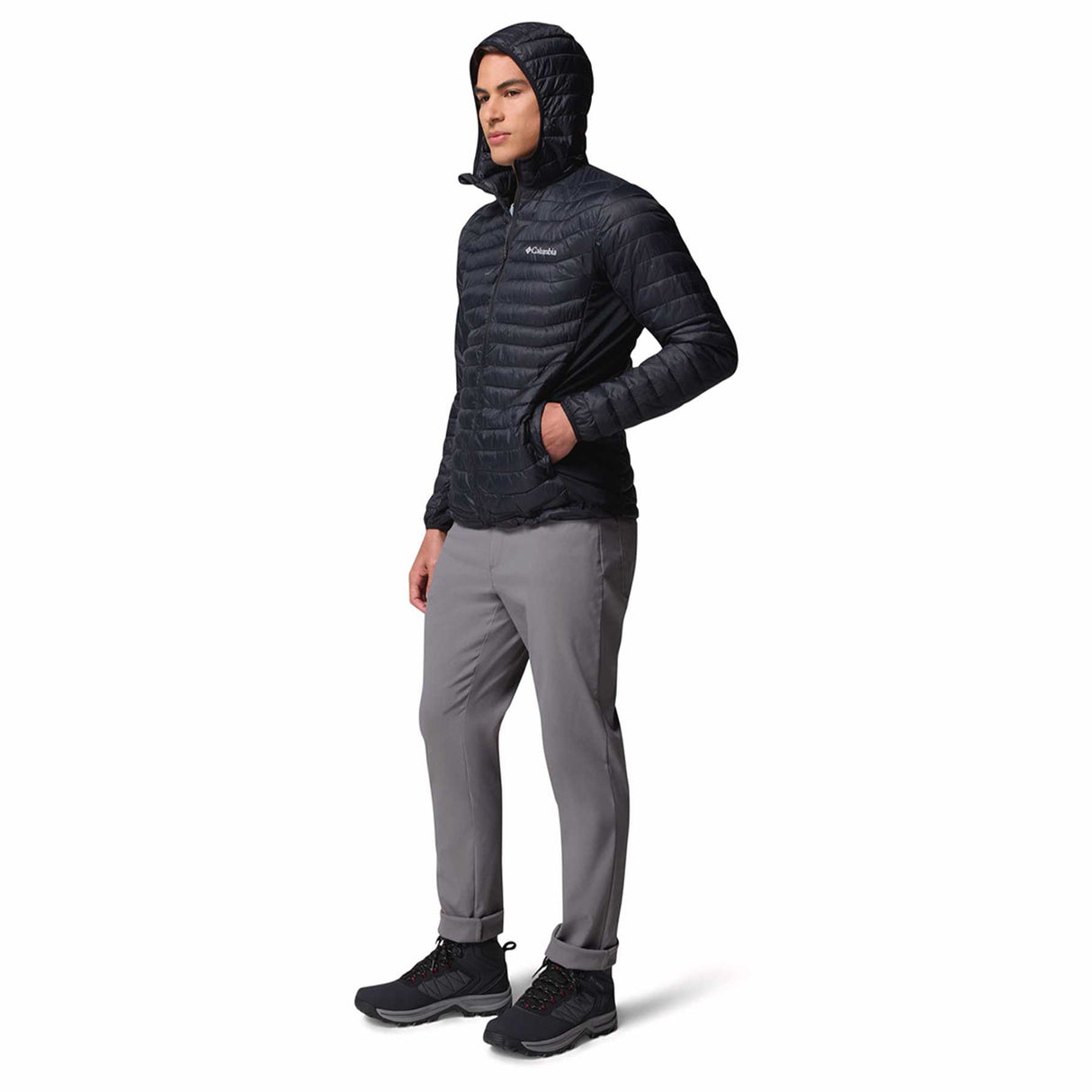Men's Powder Pass Hybrid Hooded Jacket