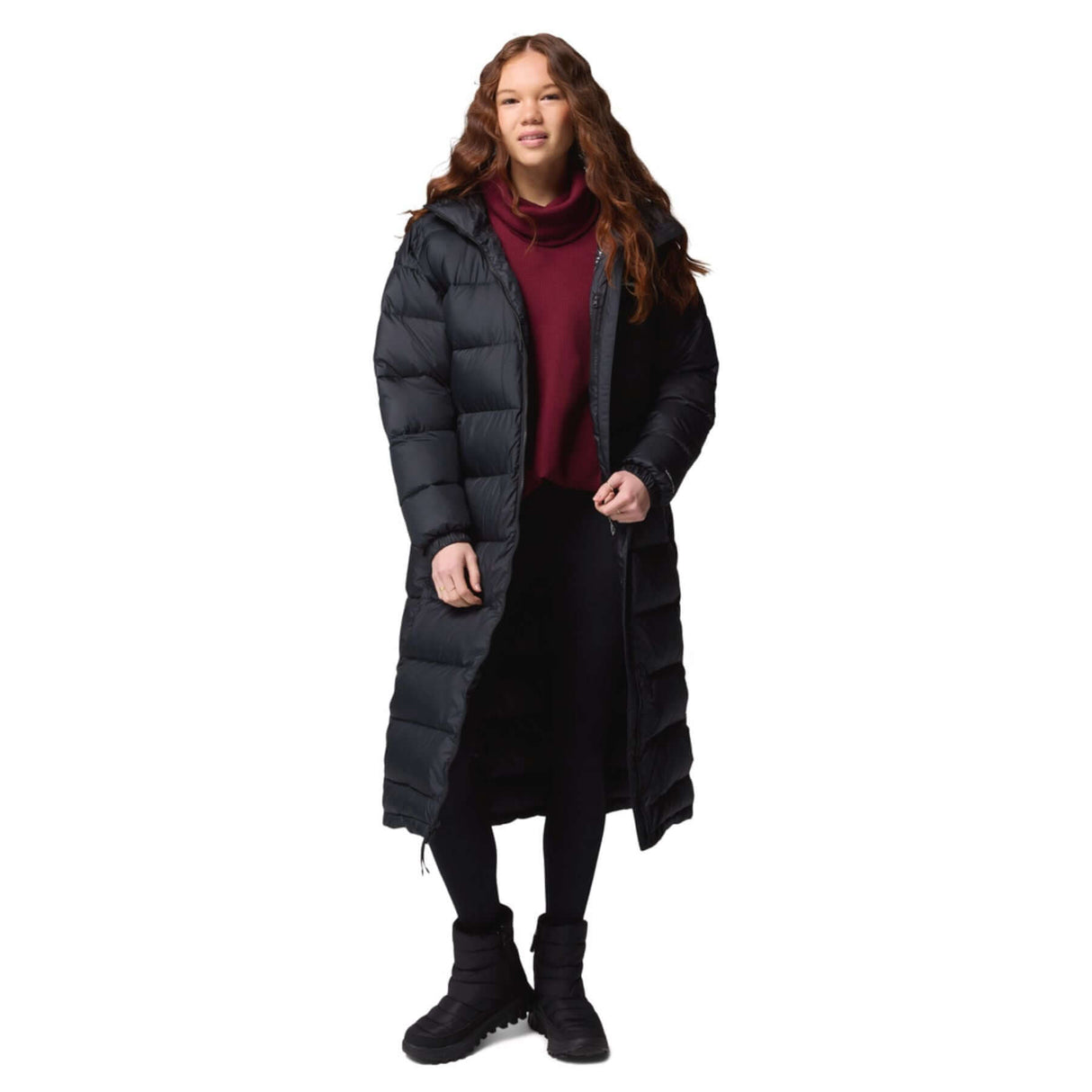 Columbia Women's Pike Lake III Long Insulated Jacket Black / X-Small-Black / Small-Black / Medium-Black / Large-Black / X-Large #- 53 Degrees North 