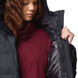 Columbia Women's Pike Lake III Long Insulated Jacket Black / X-Small-Black / Small-Black / Medium-Black / Large-Black / X-Large #- 53 Degrees North 