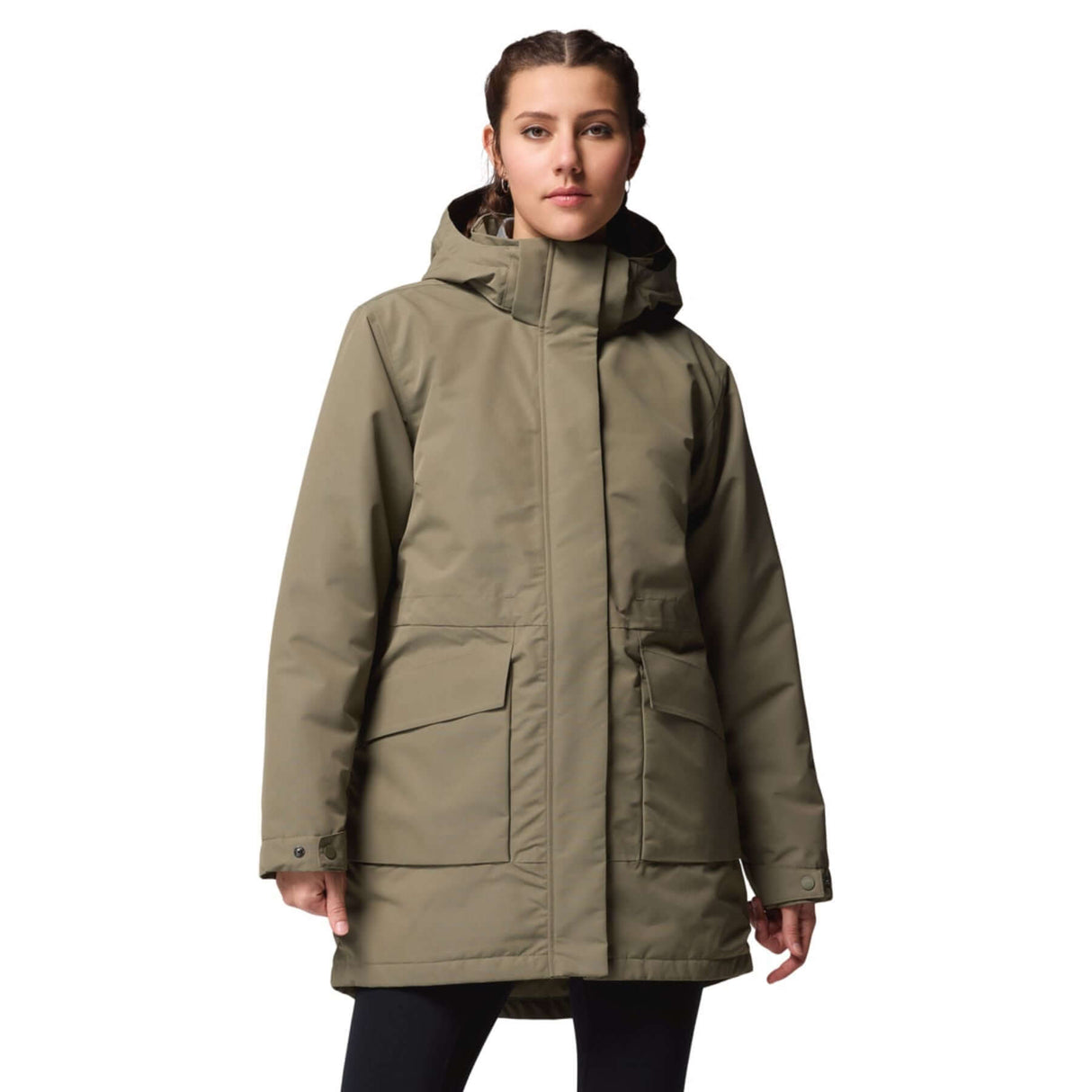 Columbia Women's Pulaski Waterproof Parka Dark Stone / X-Small-Dark Stone / Small-Dark Stone / Medium-Dark Stone / Large-Dark Stone / X-Large #- 53 Degrees North 