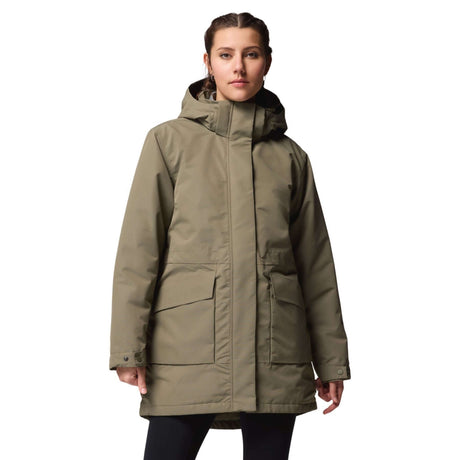Columbia Women's Pulaski Waterproof Parka Dark Stone / X-Small-Dark Stone / Small-Dark Stone / Medium-Dark Stone / Large-Dark Stone / X-Large #- 53 Degrees North 