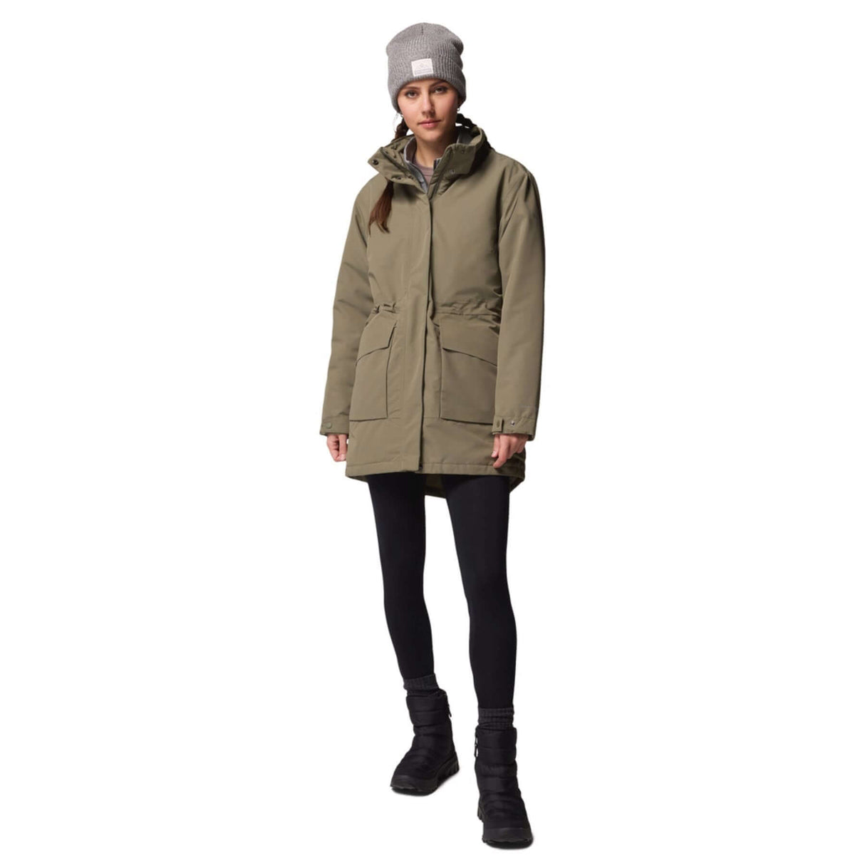 Columbia Women's Pulaski Waterproof Parka Dark Stone / X-Small-Dark Stone / Small-Dark Stone / Medium-Dark Stone / Large-Dark Stone / X-Large #- 53 Degrees North 