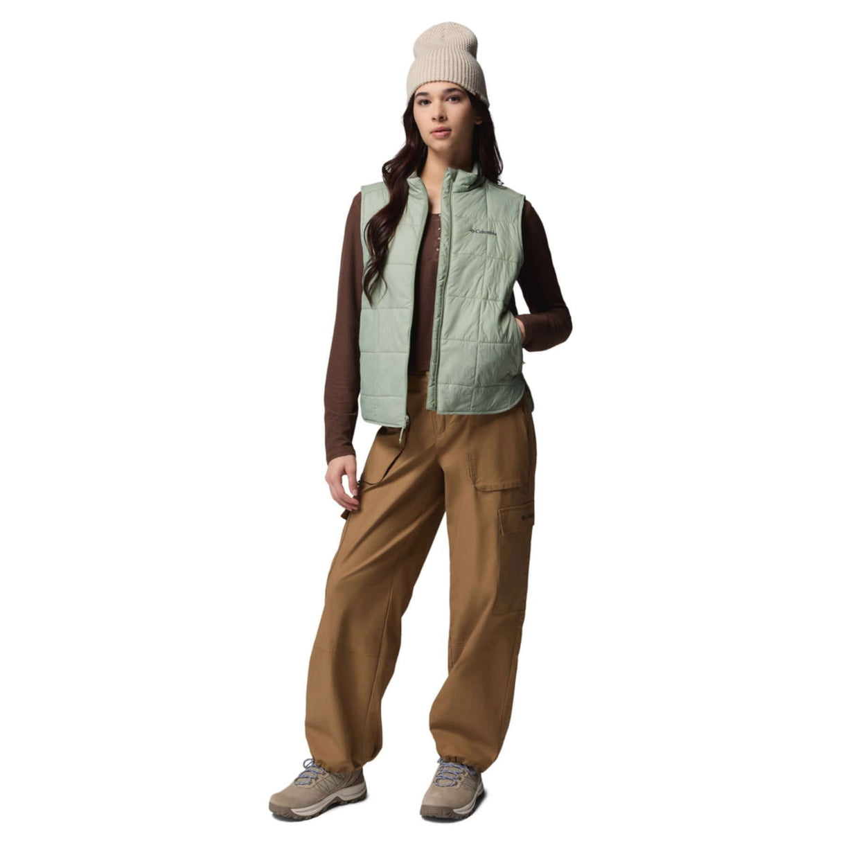 Columbia Women's Sienna Hill Quilted Vest Safari / X-Small-Safari / Small-Safari / Medium-Safari / Large-Safari / X-Large #- 53 Degrees North 