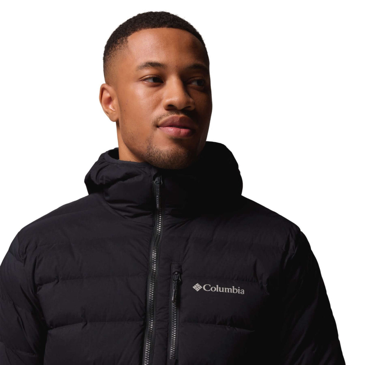 Columbia Men's Drift Peak Stretch Down Hooded Jacket Black / Small-Black / Medium-Black / Large-Black / X-Large-Black / XX-Large #- 53 Degrees North 