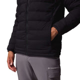 Columbia Men's Drift Peak Stretch Down Hooded Jacket Black / Small-Black / Medium-Black / Large-Black / X-Large-Black / XX-Large #- 53 Degrees North 