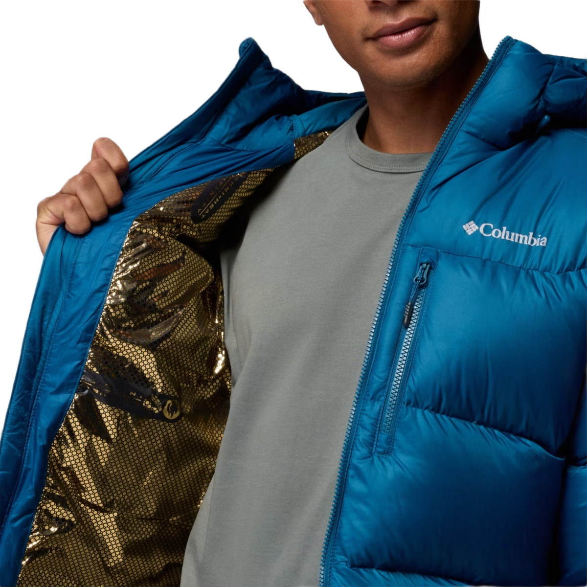 Men's Cloudview Down Hooded Jacket