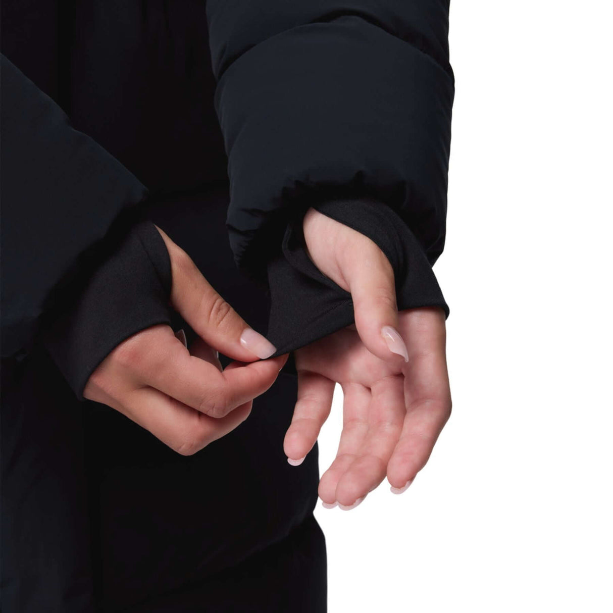 Columbia Women's Amaze Puff Long Hooded Jacket Black / X-Small-Black / Small-Black / Medium-Black / Large-Black / X-Large #- 53 Degrees North 