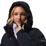 Columbia Women's Amaze Puff Long Hooded Jacket Black / X-Small-Black / Small-Black / Medium-Black / Large-Black / X-Large #- 53 Degrees North 