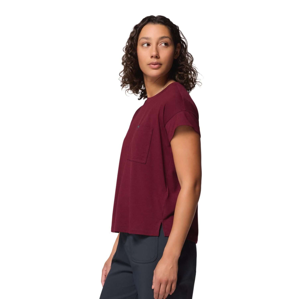 Columbia Women's Daniela Falls T-Shirt Rich Wine / X-Small-Rich Wine / Small-Rich Wine / Medium-Rich Wine / Large-Rich Wine / X-Large #- 53 Degrees North 