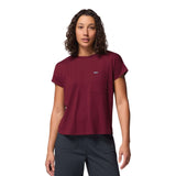 Columbia Women's Daniela Falls T-Shirt Rich Wine / X-Small-Rich Wine / Small-Rich Wine / Medium-Rich Wine / Large-Rich Wine / X-Large #- 53 Degrees North 